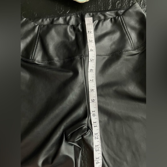 👏buy one get one free 7 for all Mankind Faux Leather Pants - Picture 4 of 6